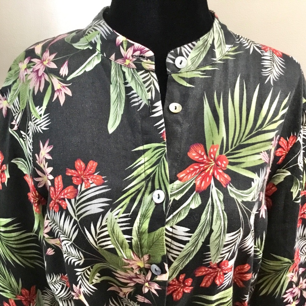 VICCI Germany 🇩🇪 100% linen tropical tunic dress - Picture 10 of 16